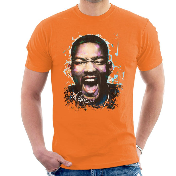 Sidney Maurer Original Portrait Of Will Smith Mens T-Shirt - Mens T-Shirt