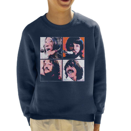 Sidney Maurer Original Portrait Of The Beatles Let It Be Kids Sweatshirt - Kids Boys Sweatshirt