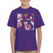 Sidney Maurer Original Portrait Of The Beatles Let It Be Kids T-Shirt - X-Small (3-4 yrs) / Purple - Kids Boys T-Shirt