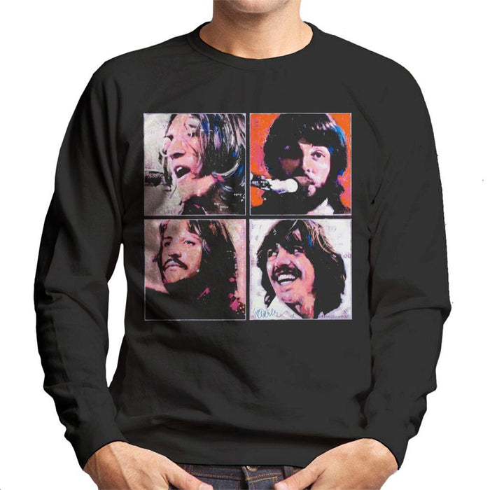Sidney Maurer Original Portrait Of The Beatles Let It Be Mens Sweatshirt - Mens Sweatshirt