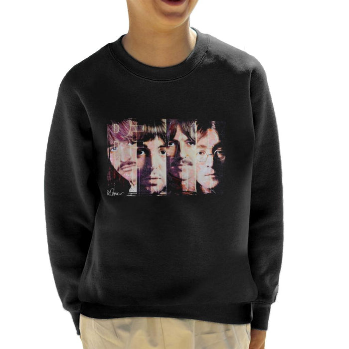 Sidney Maurer Original Portrait Of The Beatles Revolution Kid's Sweatshirt