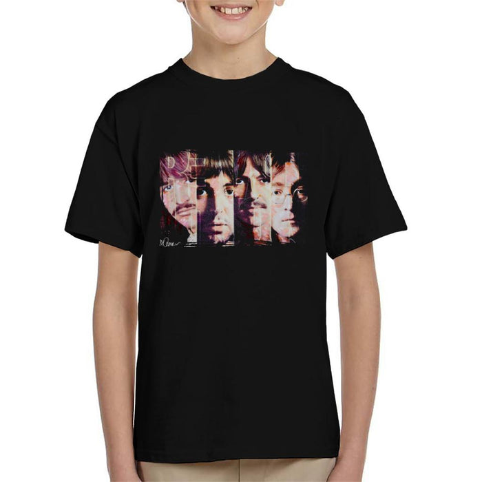 Sidney Maurer Original Portrait Of The Beatles Revolution Kid's T-Shirt