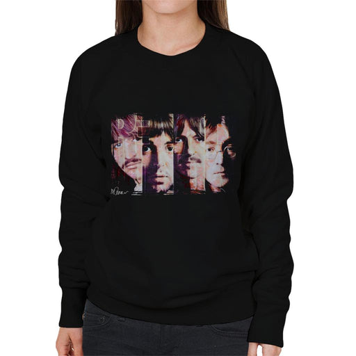 Sidney Maurer Original Portrait Of The Beatles Revolution Women's Sweatshirt