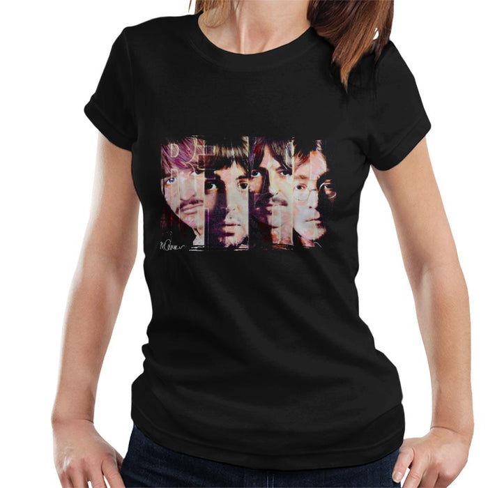 Sidney Maurer Original Portrait Of The Beatles Revolution Women's T-Shirt