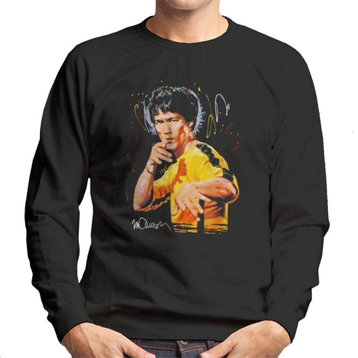 Sidney Maurer Original Portrait Of Bruce Lee Game Of Death Mens Sweatshirt - Mens Sweatshirt