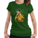 Sidney Maurer Original Portrait Of Bruce Lee Game Of Death Womens T-Shirt - Small / Bottle Green - Womens T-Shirt