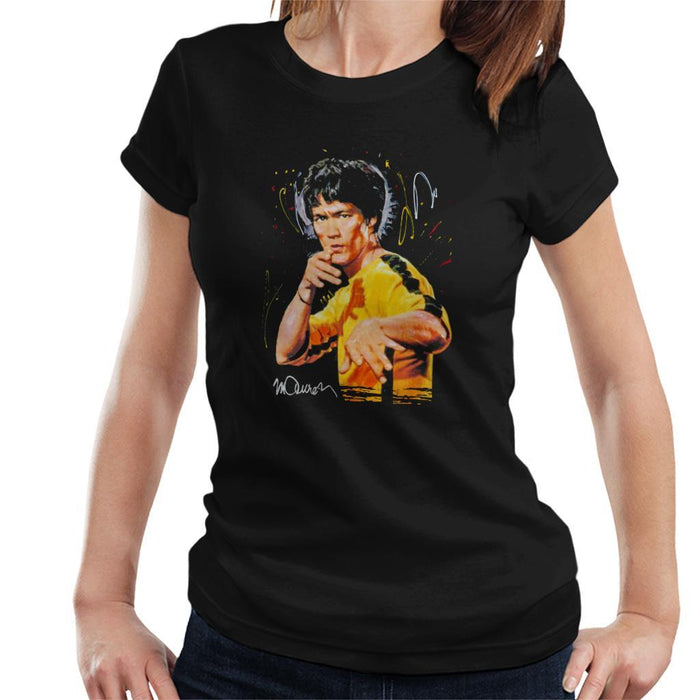 Sidney Maurer Original Portrait Of Bruce Lee Game Of Death Womens T-Shirt - Womens T-Shirt