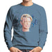 Sidney Maurer Original Portrait Of David Bowie Live Mens Sweatshirt - Small / Indigo Blue - Mens Sweatshirt