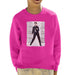 Sidney Maurer Original Portrait Of Elvis Presley Jailhouse Rock Kids Sweatshirt - X-Small (3-4 yrs) / Hot Pink - Kids Boys Sweatshirt