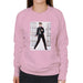 Sidney Maurer Original Portrait Of Elvis Presley Jailhouse Rock Womens Sweatshirt - Small / Light Pink - Womens Sweatshirt