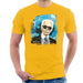 Sidney Maurer Original Portrait Of Karl Lagerfeld Mens T-Shirt - Small / Gold - Mens T-Shirt
