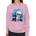 Sidney Maurer Original Portrait Of Karl Lagerfeld Womens Sweatshirt - Small / Light Pink - Womens Sweatshirt