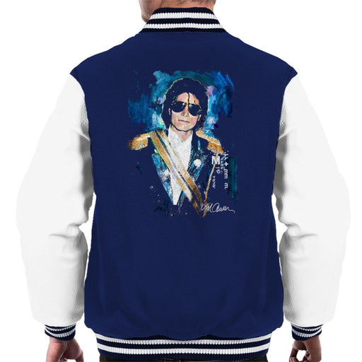 Sidney Maurer Original Portrait Of Michael Jackson 1984 Grammys Mens Varsity Jacket - Mens Varsity Jacket