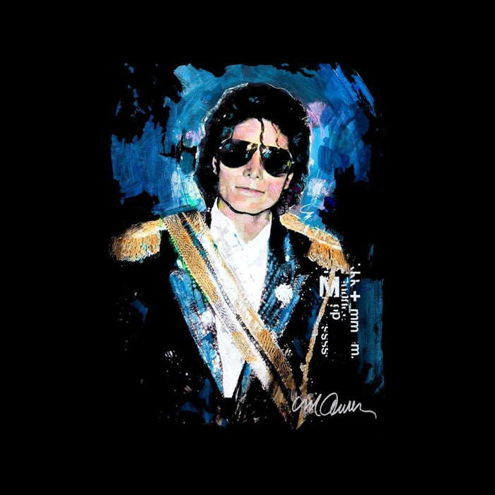 Sidney Maurer Original Portrait Of Michael Jackson 1984 Grammys Kids Hooded Sweatshirt - Kids Boys Hooded Sweatshirt