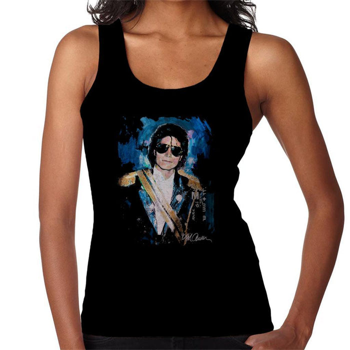 Sidney Maurer Original Portrait Of Michael Jackson 1984 Grammys Womens Vest - Womens Vest