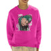 Sidney Maurer Original Portrait Of Notorious BIG Kids Sweatshirt - X-Small (3-4 yrs) / Hot Pink - Kids Boys Sweatshirt