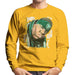 Sidney Maurer Original Portrait Of Notorious BIG Mens Sweatshirt - Small / Gold - Mens Sweatshirt