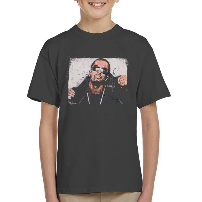 Sidney Maurer Original Portrait Of P Diddy Kids T-Shirt - Kids Boys T-Shirt