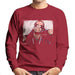 Sidney Maurer Original Portrait Of P Diddy Mens Sweatshirt - Small / Cherry Red - Mens Sweatshirt