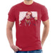 Sidney Maurer Original Portrait Of P Diddy Mens T-Shirt - Small / Cherry Red - Mens T-Shirt