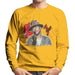 Sidney Maurer Original Portrait Of Pharrel Williams Live Mens Sweatshirt - Small / Gold - Mens Sweatshirt