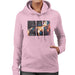 Sidney Maurer Original Portrait Of Rihanna White Womens Hooded Sweatshirt - Small / Light Pink - Womens Hooded Sweatshirt