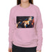 Sidney Maurer Original Portrait Of Rihanna White Womens Sweatshirt - Small / Light Pink - Womens Sweatshirt