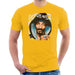 Sidney Maurer Original Portrait Of Snoop Dogg Smoking Mens T-Shirt - Small / Gold - Mens T-Shirt