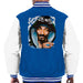 Sidney Maurer Original Portrait Of Snoop Dogg Smoking Mens Varsity Jacket - Small / Royal/White - Mens Varsity Jacket