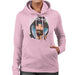 Sidney Maurer Original Portrait Of Snoop Dogg Smoking Womens Hooded Sweatshirt - Small / Light Pink - Womens Hooded Sweatshirt