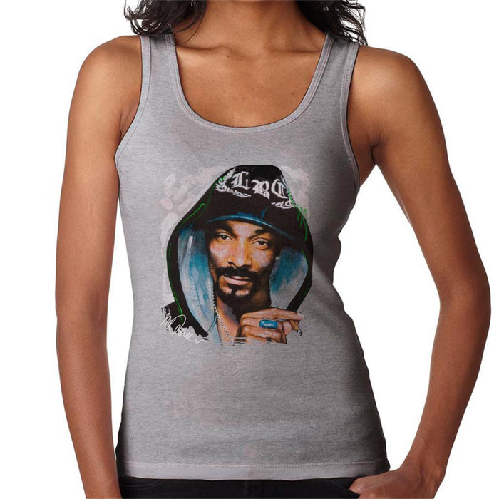 Sidney Maurer Original Portrait Of Snoop Dogg Smoking Womens Vest - Womens Vest