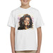 Sidney Maurer Original Portrait Of Whitney Houston Triangle Earrings Kids T-Shirt - Kids Boys T-Shirt