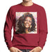Sidney Maurer Original Portrait Of Whitney Houston Triangle Earrings Mens Sweatshirt - Mens Sweatshirt