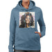Sidney Maurer Original Portrait Of Whitney Houston Triangle Earrings Womens Hooded Sweatshirt - Womens Hooded Sweatshirt