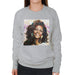 Sidney Maurer Original Portrait Of Whitney Houston Triangle Earrings Womens Sweatshirt - Womens Sweatshirt