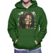 Sidney Maurer Original Portrait Of Whitney Houston White Mens Hooded Sweatshirt - Mens Hooded Sweatshirt