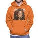 Sidney Maurer Original Portrait Of Whitney Houston White Mens Hooded Sweatshirt - Mens Hooded Sweatshirt