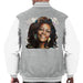Sidney Maurer Original Portrait Of Whitney Houston White Mens Varsity Jacket - Mens Varsity Jacket