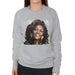 Sidney Maurer Original Portrait Of Whitney Houston White Womens Sweatshirt - Womens Sweatshirt