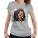 Sidney Maurer Original Portrait Of Whitney Houston White Womens T-Shirt - Womens T-Shirt