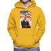 Sidney Maurer Original Portrait Of Barack Obama Mens Hooded Sweatshirt - Small / Gold - Mens Hooded Sweatshirt