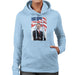 Sidney Maurer Original Portrait Of Barack Obama Womens Hooded Sweatshirt - Womens Hooded Sweatshirt