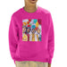 Sidney Maurer Original Portrait Of The Beatles Sgt Peppers 1967 Kids Sweatshirt - Hot Pink / X-Small (3-4 yrs) - Kids Boys Sweatshirt