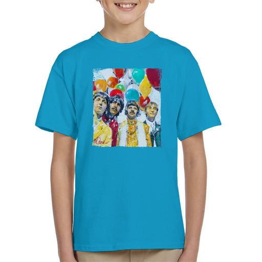 Sidney Maurer Original Portrait Of The Beatles Sgt Peppers 1967 Kids T-Shirt - Kids Boys T-Shirt