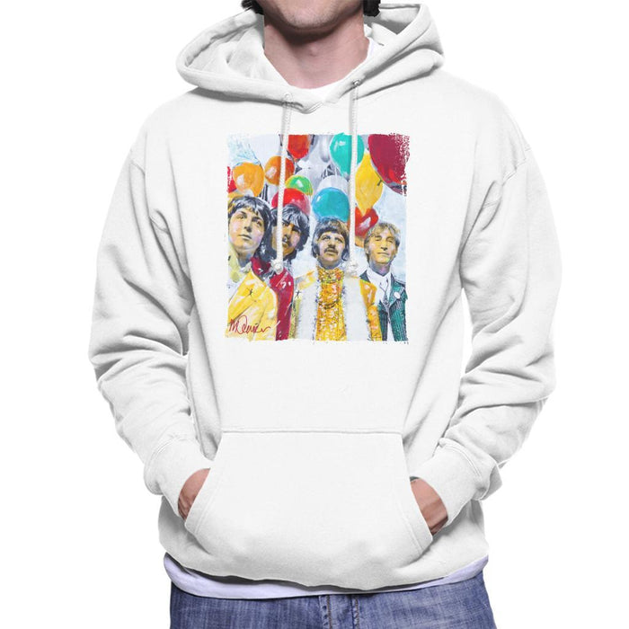 Sidney Maurer Original Portrait Of The Beatles Sgt Peppers 1967 Mens Hooded Sweatshirt - Mens Hooded Sweatshirt