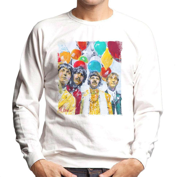 Sidney Maurer Original Portrait Of The Beatles Sgt Peppers 1967 Mens Sweatshirt - Mens Sweatshirt