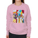 Sidney Maurer Original Portrait Of The Beatles Sgt Peppers 1967 Womens Sweatshirt - Light Pink / Small - Womens Sweatshirt