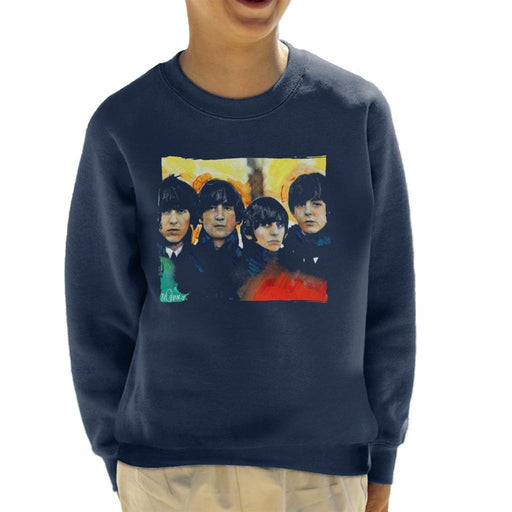 Sidney Maurer Original Portrait Of The Beatles Bowl Cuts Kids Sweatshirt - Kids Boys Sweatshirt