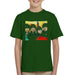 Sidney Maurer Original Portrait Of The Beatles Bowl Cuts Kids T-Shirt - X-Small (3-4 yrs) / Bottle Green - Kids Boys T-Shirt