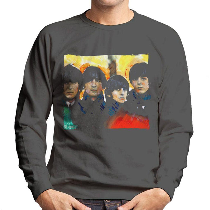 Sidney Maurer Original Portrait Of The Beatles Bowl Cuts Mens Sweatshirt - Mens Sweatshirt